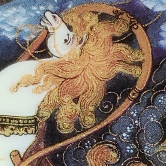 Father Christmas Decorator Plate. - Picture 7 of 8